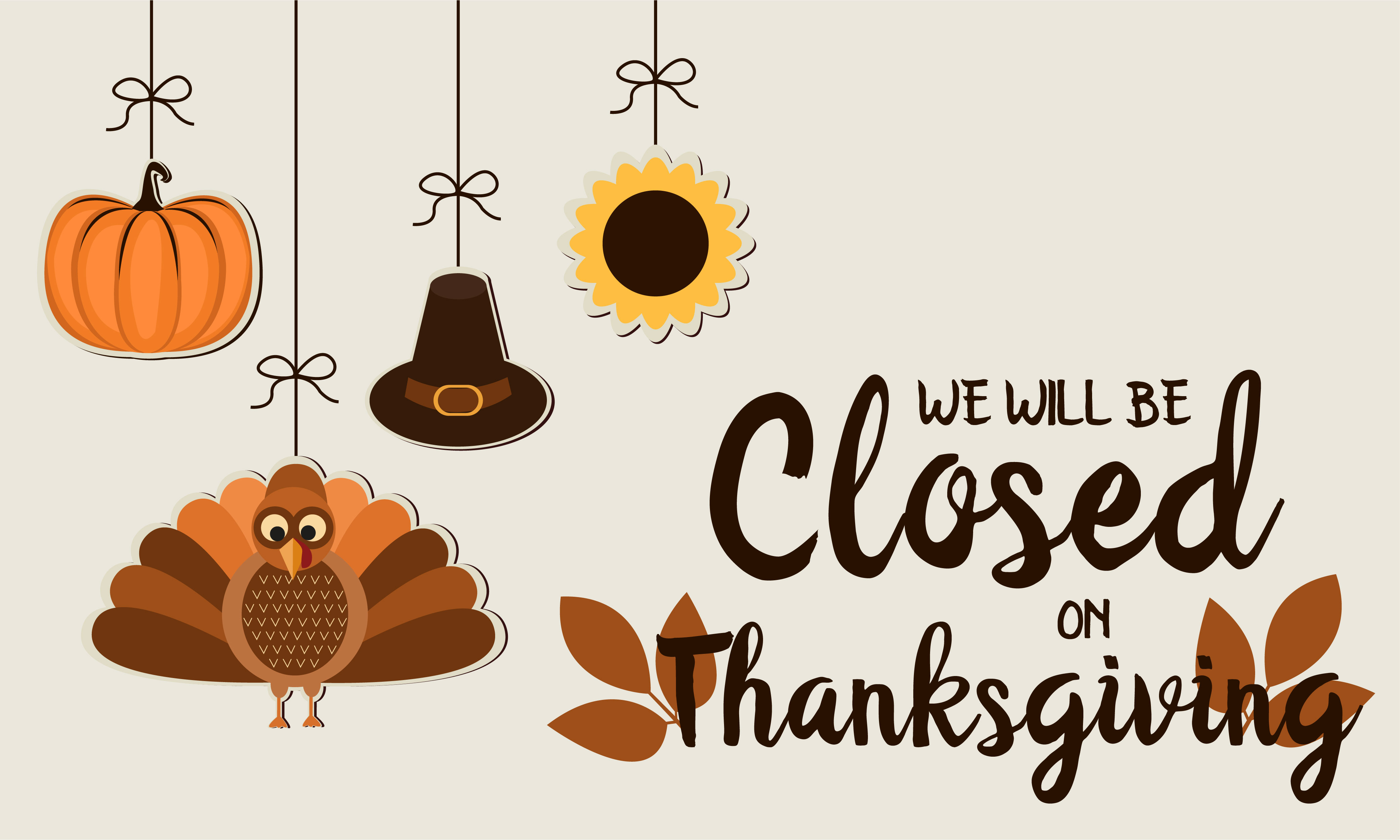 Office closed on Thanksgiving